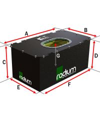 RESERVOIR CARBURANT 14 GALLONS - RADIUM