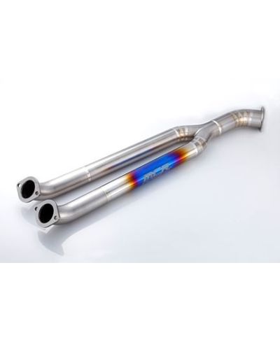 FRONT PIPE TITANE Ø80 MM NISSAN R35 GT-R (SANS SILENCIEUX) - MCR