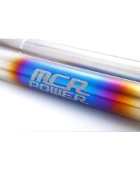 FRONT PIPE TITANE Ø80 MM NISSAN R35 GT-R (SANS SILENCIEUX) - MCR