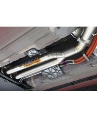 FRONT PIPE TITANE Ø90 MM NISSAN R35 GT-R (SANS SILENCIEUX) - MCR