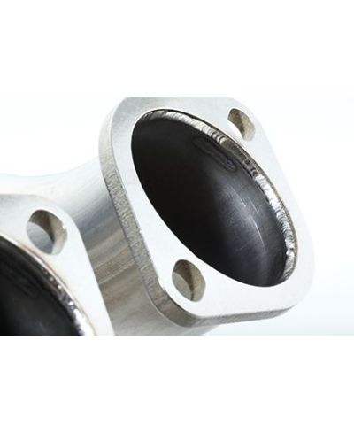FRONT PIPE TITANE Ø90 MM NISSAN R35 GT-R (SANS SILENCIEUX) - MCR