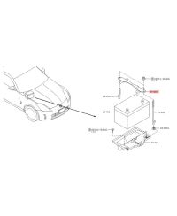 SUPPORT ETRIER BATTERIE 350Z