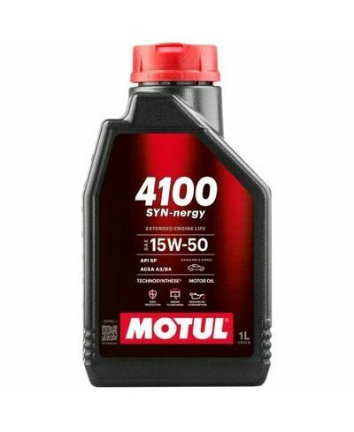 HUILE MOTEUR 4100 SYN-nergy 15W50 MOTUL - 1L
