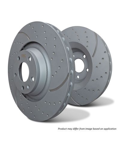 SET DISQUES AVANT RAINURÉS PERCÉS EBC 294X24 SUBARU BRZ,IMPREZA / TOYOTA GT86