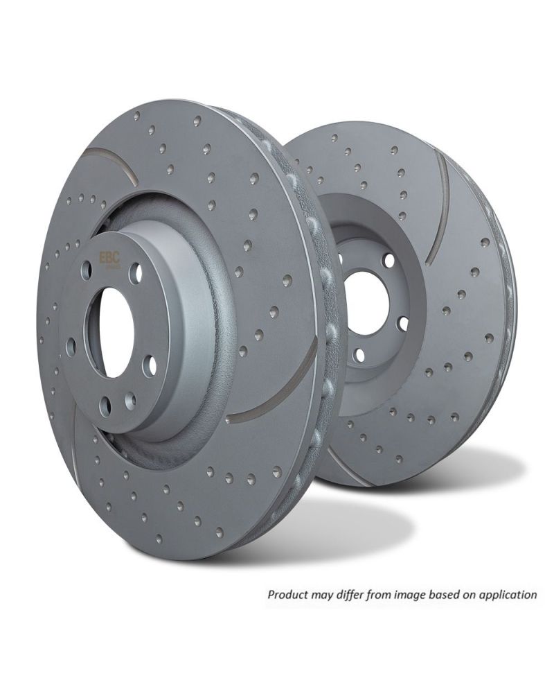 SET DISQUES AVANT RAINURÉS PERCÉS EBC 294X24 SUBARU BRZ,IMPREZA / TOYOTA GT86
