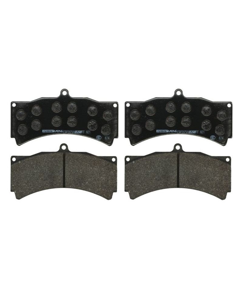 SET PLAQUETTES AVANT FERODO RACING - YELLOWSPEED