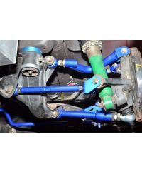 SET TIRANT DE CHASSE ARRIERE REGLABLE NISSAN S14, S15 - HARDRACE