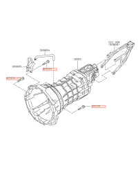 VIS CLOCHE BOITE 350Z Z33 NISSAN