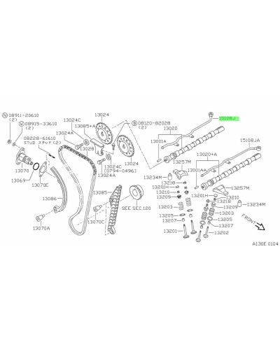 RAMPES LUBRIFICATION AAC SR20DET NISSAN