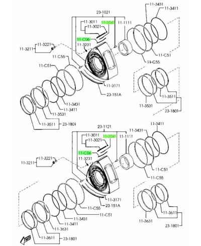 SET APEX SPRING RENFORCES RX8 ATKINS ROTARY