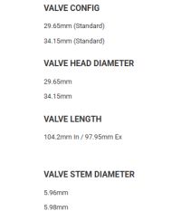 copy ofSET SOUPAPES RACING ADMISSION ECHAPPEMENT RB25DET NEO FERREA VALVES