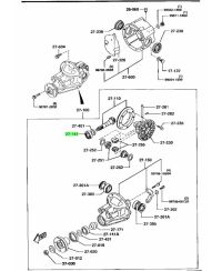 ROULEMENT DE PIGNON DU DIFFERENTIELRX7 MX5 MAZDA