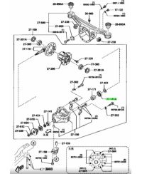 ROULEMENT DE PIGNON DIFFERENTIEL ARRIERE RX7 MX5 MAZDA
