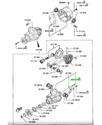 VIS DIFFERENTIEL RX7 MX5 MAZDA