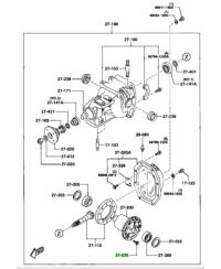 VIS COURONNE DIFFERENTIEL ARRIERE RX7 ET RX8 79-11 MAZDA