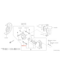 KIT REPARATION ETRIER ARRIERE 200 SX S13