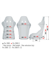 BAQUET PRO 2000 LF SPARCO FIA