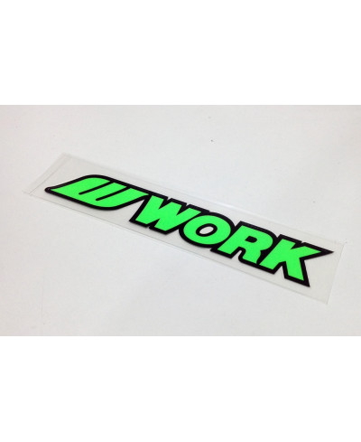 STICKERS WORK WHEELS FLUO