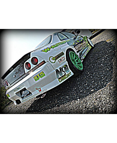 SET AILES ARRIERE FIBRE +25MM R33 GTST 