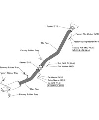 CATBACK HI-POWER RACING S14 HKS