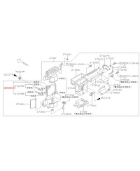 RADIATEUR CHAUFFAGE R34 NISSAN 