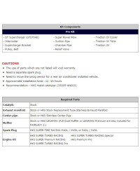 KIT COMPRESSEUR 350Z Z33 HKS
