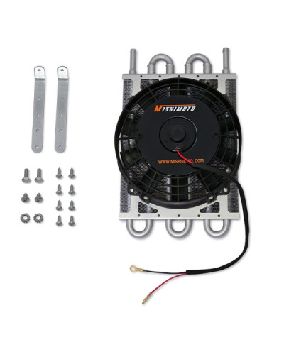 KIT RADIATEUR PONT DA.BOITE DE VITESSE AVEC VENTILATEUR MISHIMOTO 