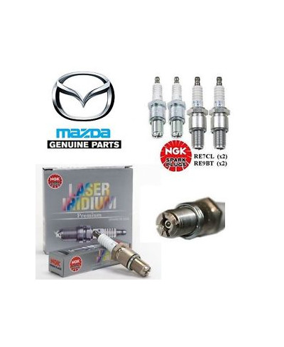 SET 4 BOUGIES RX8 NGK