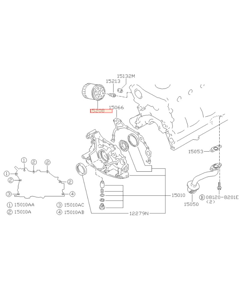 FILTRE A HUILE ORIGINE RB NISSAN