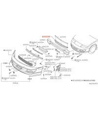 ABSORBEUR PARE CHOC AVANT Z32 300ZX NISSAN