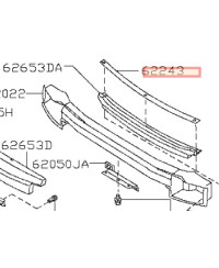 FIXATION ABSORBEUR PARE CHOC AVANT 300ZX Z32 NISSAN
