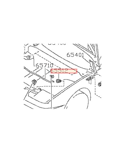 SILENTBLOC BARRE CAPOT S13 NISSAN