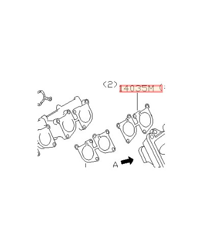 JOINT COLLECTEUR SR20DET SUNNY GTIR NISSAN