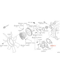 JOINT POMPE A EAU CA18DET NISSAN