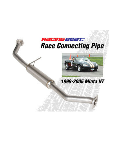 TUBE INTERMEDIAIRE ECHAPPEMENT MIATA 01-05 RACING BEAT