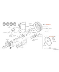 VIS VOLANT MOTEUR CA18DET NISSAN