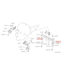 SILENTBLOC TRAVERSE BOITE R32 R33 R34 GTR NISSAN