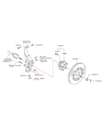 INSERT ROTULE INFERIEUR AVANT GTR NISSAN