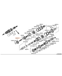 ROULEMENT DE BOITE RB NISSAN