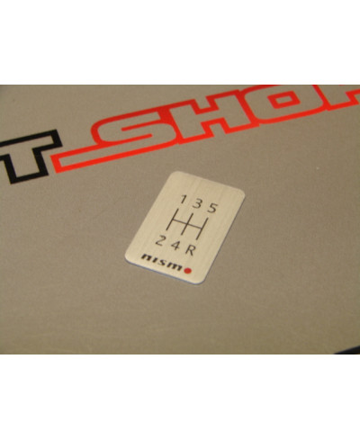 ETIQUETTE GRILLE LEVIER DE VITESSE NISMO