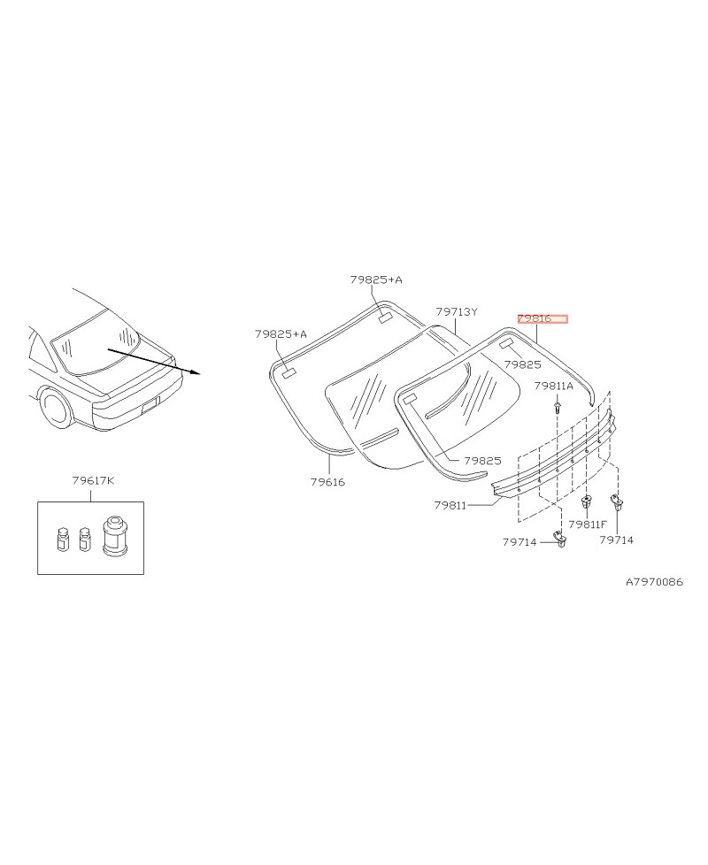 ENJOLIVEUR LUNETTE ARRIERE S14 NISSAN