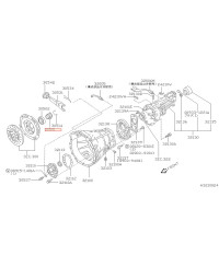 SUPPORT BUTEE EMBRAYAGE CA SR NISSAN