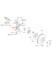 SILENTBLOC CARROSSAGE PORTE MOYEU ARRIERE 350Z