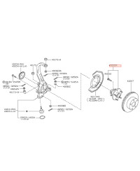 MOYEU COMPLET AVANT 350Z