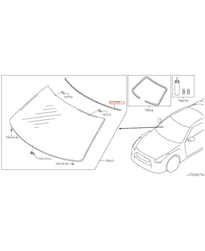 ENJOLIVEUR PARE BRISE GTR R35 NISSAN