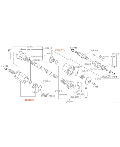 KIT REPARATION CARDAN