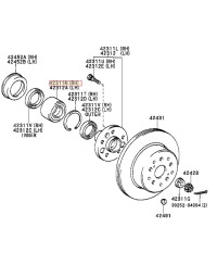 ROULEMENT ROUE ARRIERE SUPRA JZA80