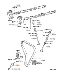 VERIN TENSION COURROIE DISTRIBUTION 2JZGTE TOYOTA