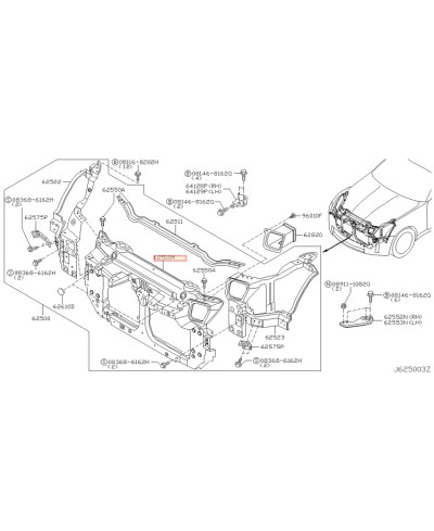FACE AVANT 350Z Z33 NISSAN