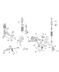 SILENTBLOC RENFORCE TIRANTS ARRIERE S13 NISMO